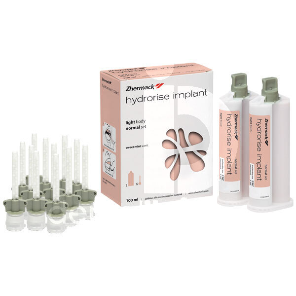 Hydrorise implant intro pack medium body empreintes zhermack