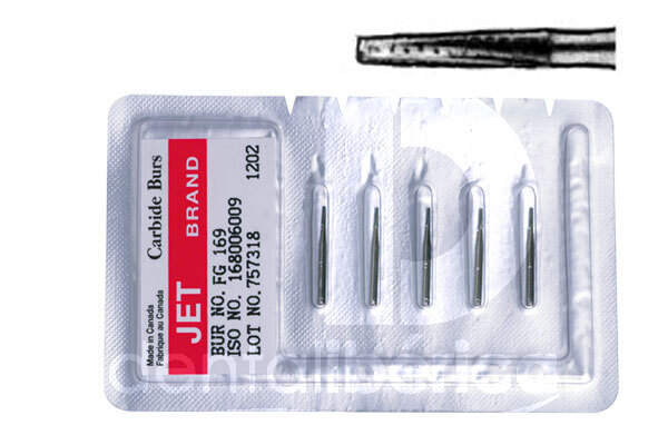 Fraise cylindrique conicite x-cut pointe plane f.g. fraises kerr