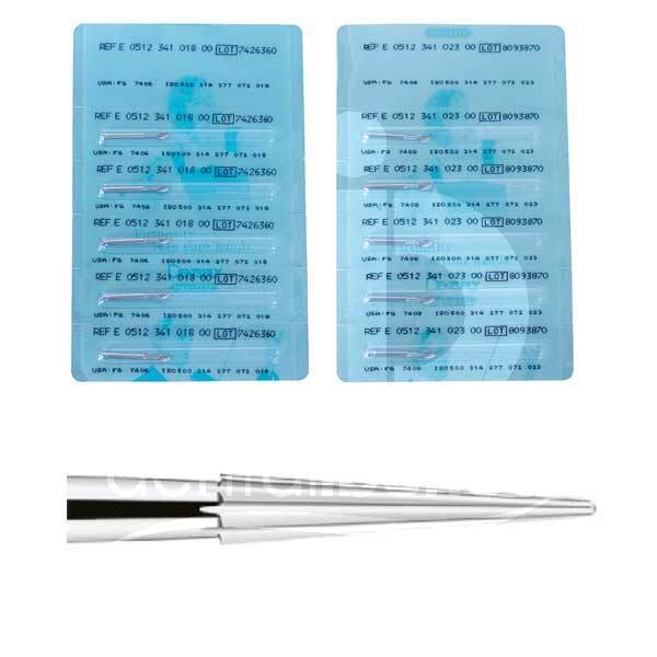 Fraises tungstène f.g. 510. fraises dentsply maillefer