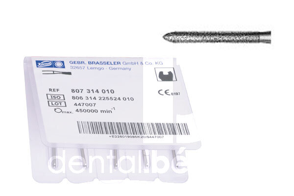 Fraises diamant f.g 879 torpille fraises komet