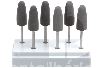 Polissoir exa technique 6 unites consommable d'abrasion, polissage et fraises edenta