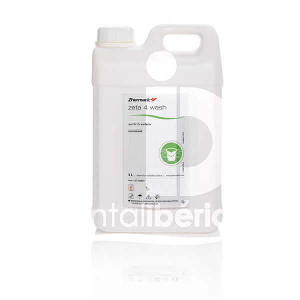 Zeta 4 wash nettoyant de surfaces hygiène et stérilisation zhermack