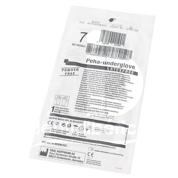 Gants steriles sans poudre peha under usage unique hartmann