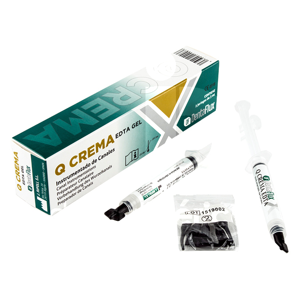 Q-crema edta gel seringue endodontie dentaflux