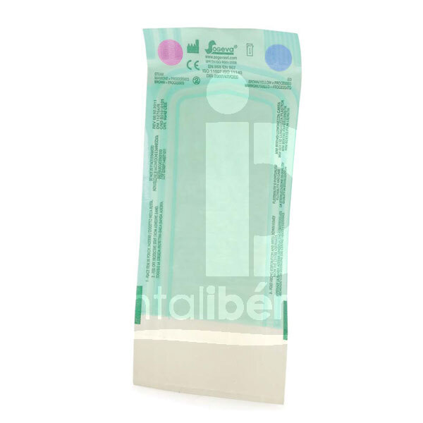 Sachets de stérilisation adhésifs 19x33cm hygiène et stérilisation sogeva