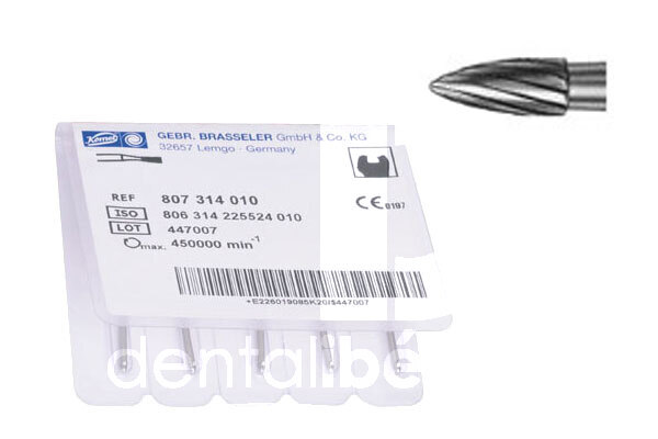 Fraise fg tungstene h390-016 fraises komet