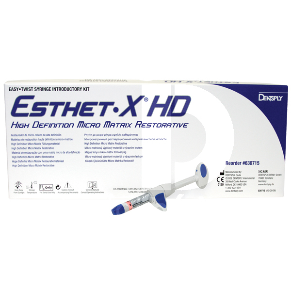 Seringues esthet-x hd restauration dentsply