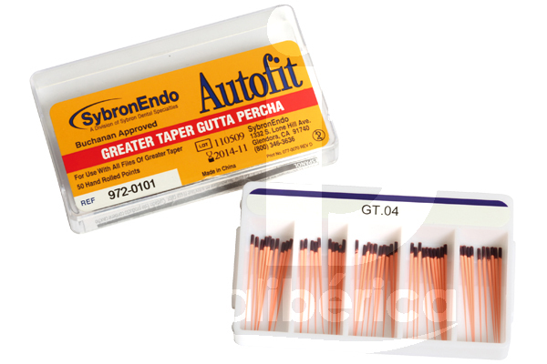 Guttapercha autofit conicite endodontie kerr