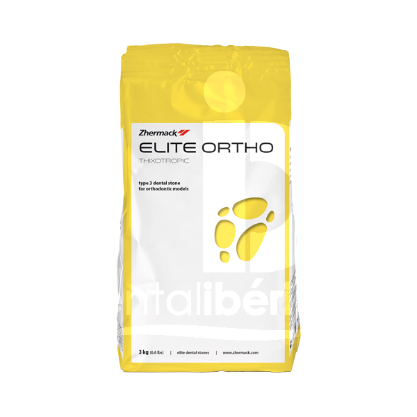 Plâtre elite ortho blanc type iii/3 empreintes zhermack