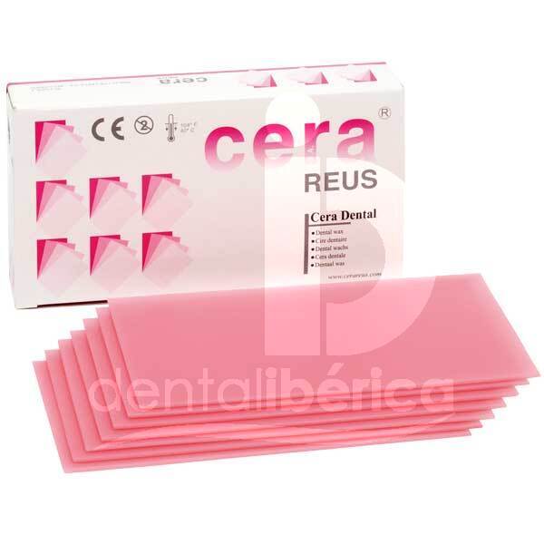 Cire a articuler rose dure en plaque empreintes reus