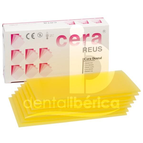 Cire a articuler jaune en plaque empreintes reus