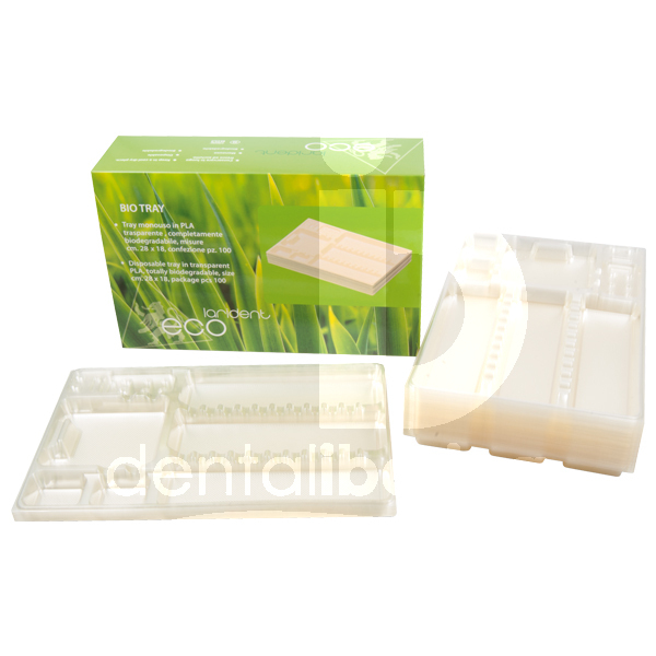 Plateaux eco biodegradables eco/bio usage unique larident