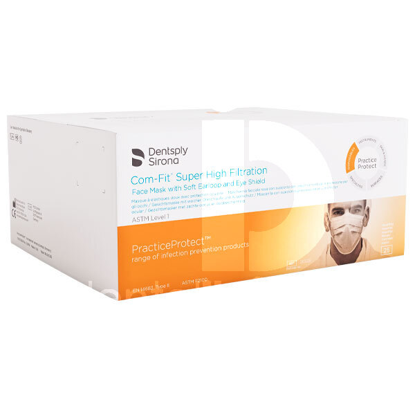 Masque com-fit visiere bleu usage unique dentsply
