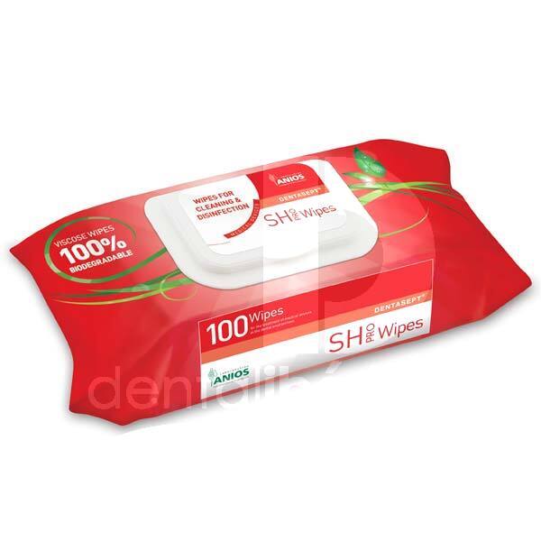 Lingettes dentasept sh pro wipes sans alcool hygiène et stérilisation anios