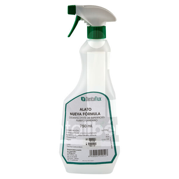 Alato desinfectant de surface hygiène et stérilisation dentaflux