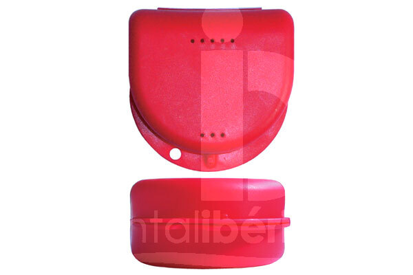 Boite prothese/orthodontie grande perforee avec cordon boîtes non marqué