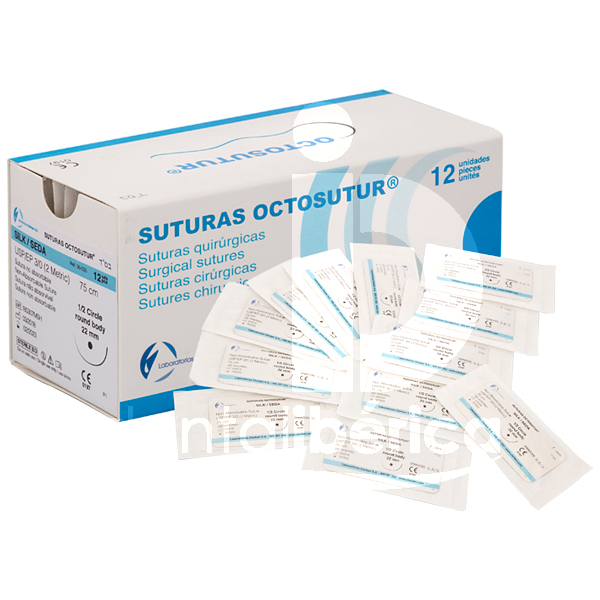 Suture octosutur soie biomatériaux et sutures laboratorios clarben