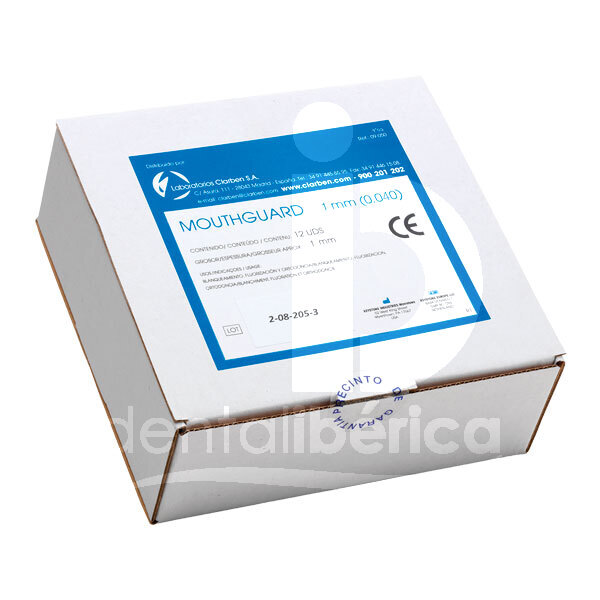 Plaques mouthguard 1mm (0.040) empreintes laboratorios clarben