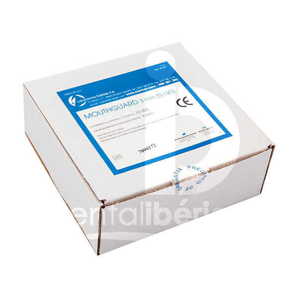 Plaques mouthguard 3mm (0.120) empreintes laboratorios clarben