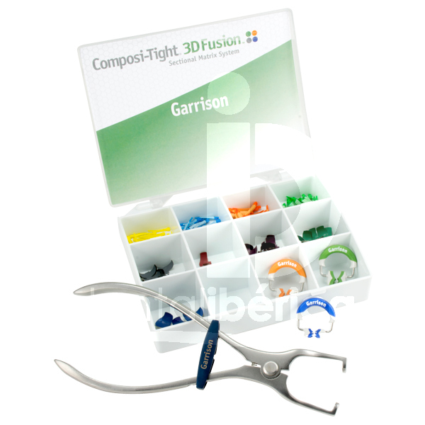 Kit d'introduction matrices composi-tight 3d fusion coins interdentaires et matrices garrison