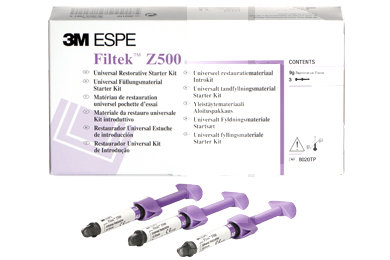 Filtek z500 a2-a3-a3,5 kit d'introduction 3 seringue restauration 3m