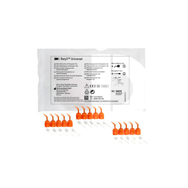 Micro  embouts de melange  + elongation relyx universal ciments 3m