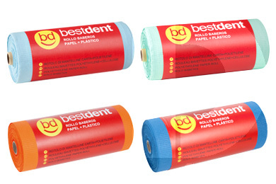 Rouleau bavoirs en papier plastifié usage unique bestdent