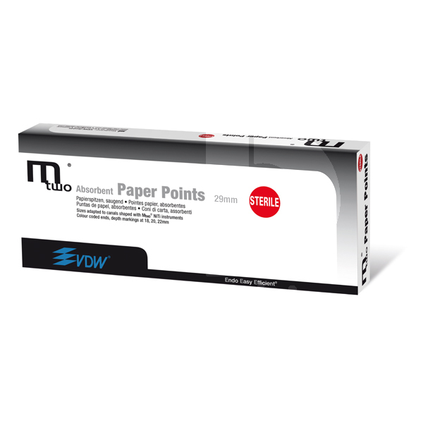 Pointes papier mtwo endodontie vdw