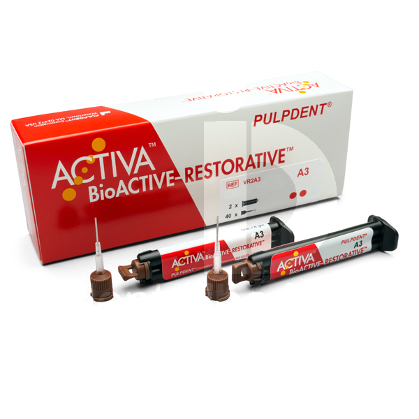 Activa bioactive restorative 2 x 5ml. restauration pulpdent