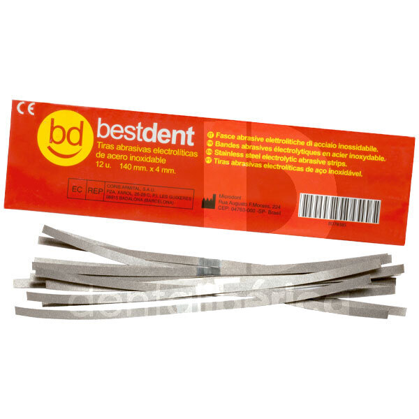 Strips abrasif acier 4 mm polissage et finition bestdent