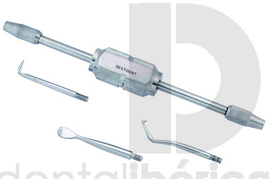 Arrache-couronne + 3 pointes instruments bestdent