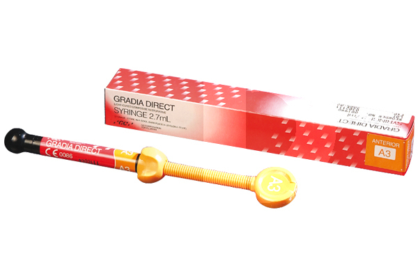 Gradia direct anterieur seringue reassort restauration gc