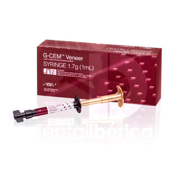G-cem veneer recharge seringue ciments gc
