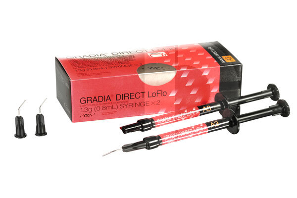 Gradia loflo seringue recharge restauration gc