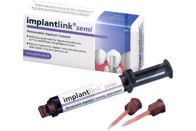 Implantlink semi cartouche + embouts ciments detax