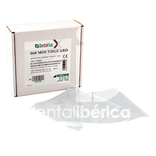 Plaque mouthguard flexi 1,5 mm (.060) empreintes dentaflux