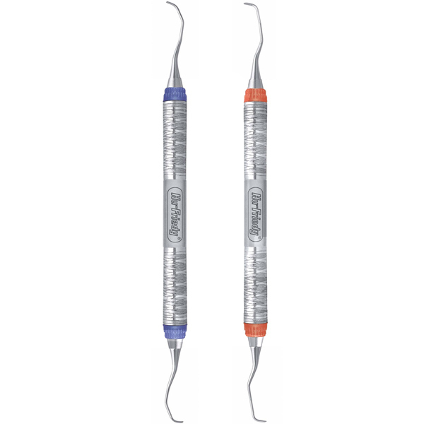 Curette gracey acier satiné couleur instruments hu-friedy