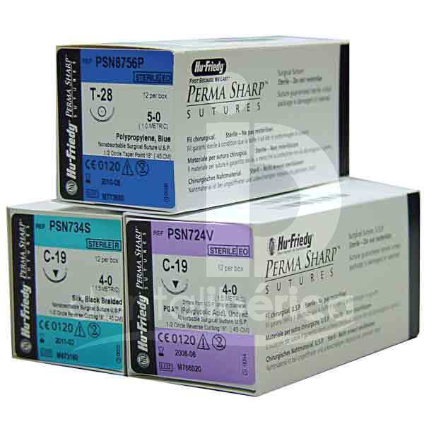 Sutures perma-sharp pga resorbable biomatériaux et sutures hu-friedy