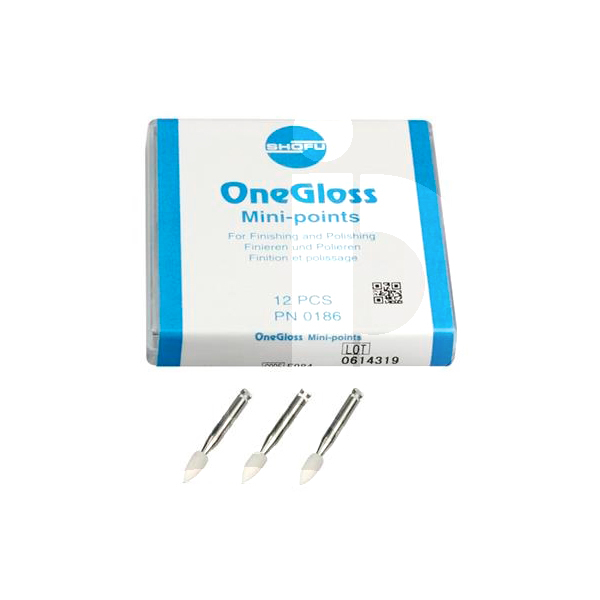 Mini pointes one gloss 186 polissage et finition shofu