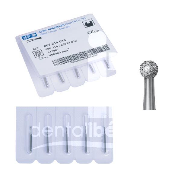 Fraises diamant turbine modele 801-023 rond fraises komet