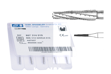 Fraise fg tungstene h33r-016 long fraises komet