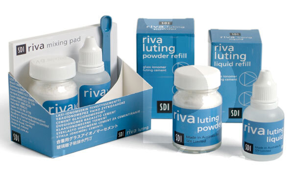 Riva luting poudre + liquide ciments sdi australia