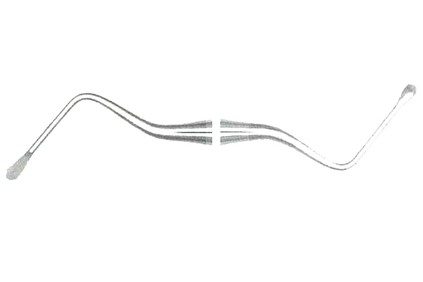 Curette alveolaire lucas instruments hu-friedy