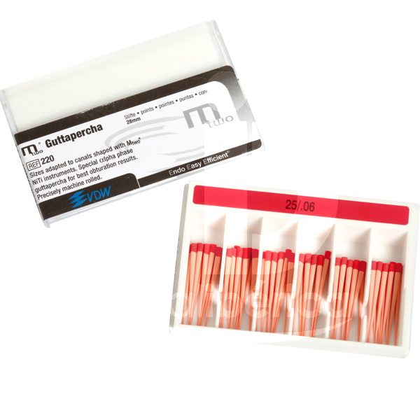 Guttapercha m two nº 25-40 zipperer-vdw endodontie vdw