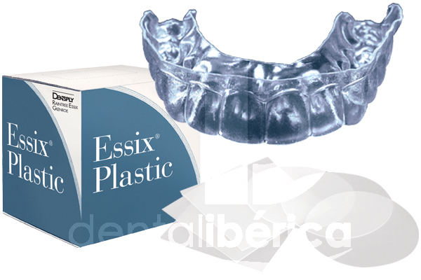Essix a+ plastic .040"/1mm 5" carre matériel de thermoformage raintree essix