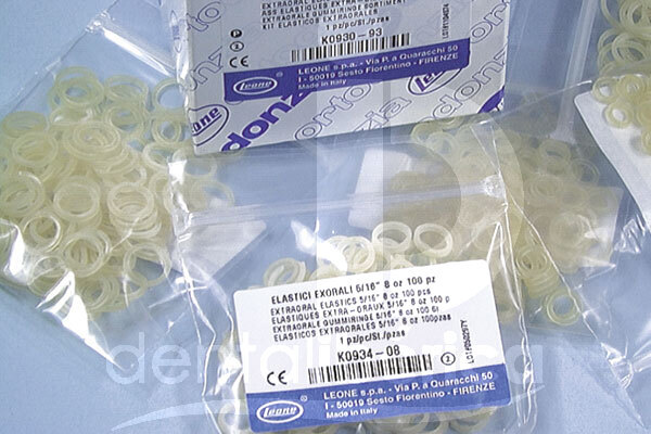 Strong extraoral elastics 3/8 9,5mm elastomères leone