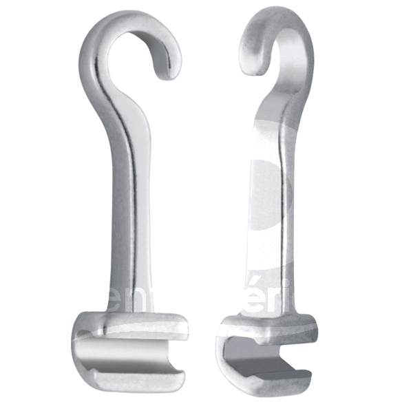 Crochets sertissables courbes intraoral métallique et esthétique bestdent