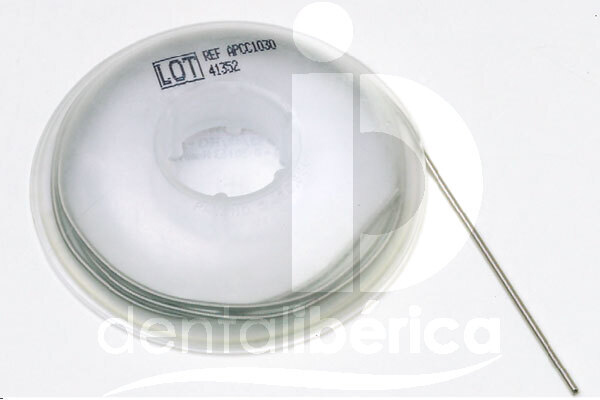 Ressort acier inoxydable ferme bobine de fil .010"" (030 mm) diametre interne intraoral métallique et esthétique g&h wire