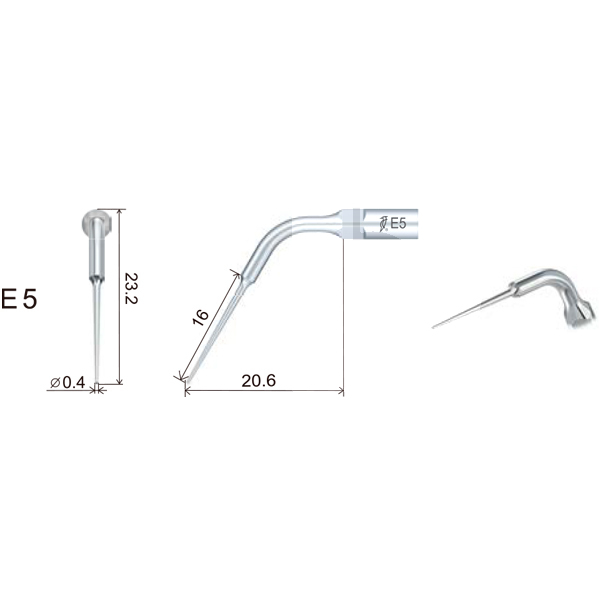 Insert dte ed5 endodontie filetage type satelec/nsk prévention et prophylaxie dte