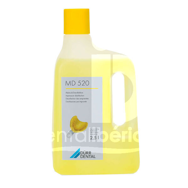 Md-520 liquide de désinfection des empreintes. 2,5l. en 14476 protection et hygiène dürr